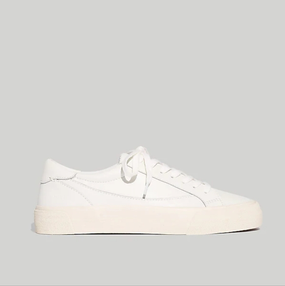 Madewell sidewalk low top sneakers white - Picture 3 of 6